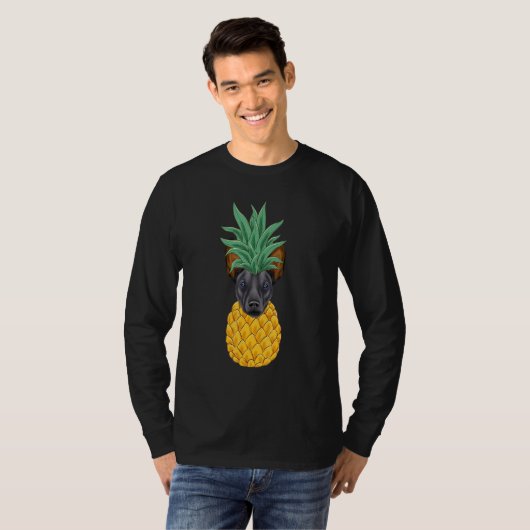 Xoloitzcuintli Pineapple Dog T-Shirt (Vorne ganz)