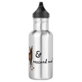 Xoloitzcuintli Rescue Edelstahlflasche (Rechts)