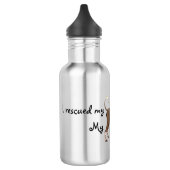 Xoloitzcuintli Rescue Edelstahlflasche (Links)