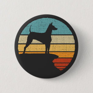 Xoloitzcuintli Retro Vintage 60er 70er Hunde-Liebh Button