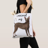 Xoloitzcuintli Rettung Tasche (Von Nahem)