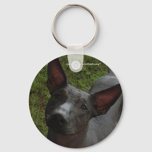 Xoloitzcuintli Schlüsselanhänger (Vorderseite)