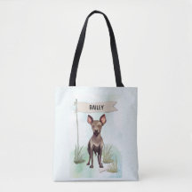 Xoloitzcuintli Watercolor Personalized Dog
