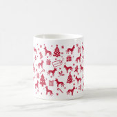 Xoloitzcuintli Weihnachtsdesign Kaffeetasse (Mittel)
