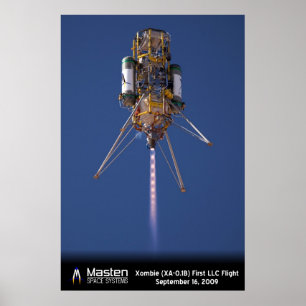 Xombie freier Flug-Plakat Poster