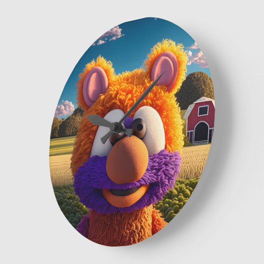 XOORIBOUS GROßE WANDUHR (Winkel)