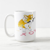 XOX Corgi-Tasse Kaffeetasse (Links)