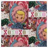 XOX Frau Susie Skier Fabric Stoff (Nahaufnahme)