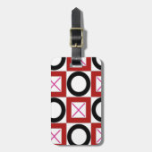 XOX Hugs and Kisses Design Gepäckanhänger (Vorderseite vertikal)