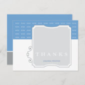 XOX Jungen-Gewohnheit danken Ihnen Einladung (Vorne/Hinten)