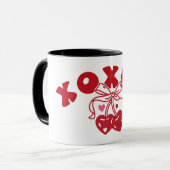 XOXNO Funny Anti Valentine Heart Cherry Tasse (Vorderseite Links)