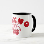 XOXNO Funny Anti Valentine Heart Cherry Tasse (VorderseiteRechts)