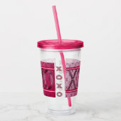 'XOXO' Acrylic Tumbler Acryltrinkbecher (Links)