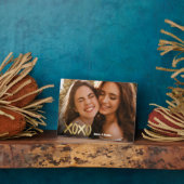 XOXO Best Friends Gold Script BESTE FREUNDIN Foto Fotoplatte (Seite)