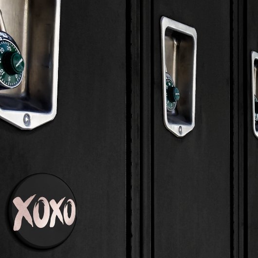 XOXO Blush Pink | Handgeschriebenes Pinselskript Magnet