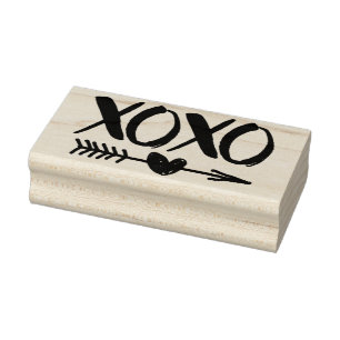 XOXO-Briefmarke Gummistempel