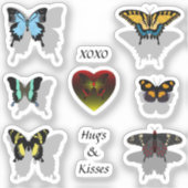 XOXO Butterfly Pack Aufkleber (Vorderseite)
