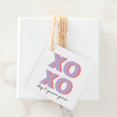 XOXO Colorblock Geschenkanhänger (Beispiel)