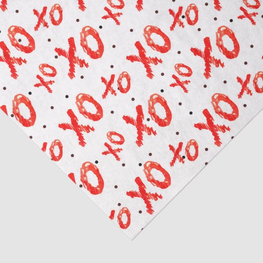 XOXO (Design 48 Red Series) Seidenpapier (Ausschnitt)