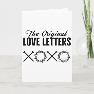 Xoxo Die Originalen Liebesbriefe Jesus Christliche Karte