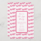 XOXO-Einladung handgemalt Einladung (Vorne/Hinten)