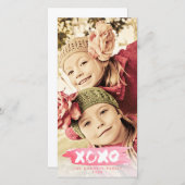 XOXO FEIERTAGSKARTE (Vorne/Hinten)