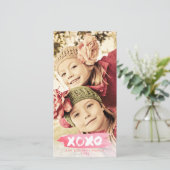 XOXO FEIERTAGSKARTE (Stehend Vorderseite)