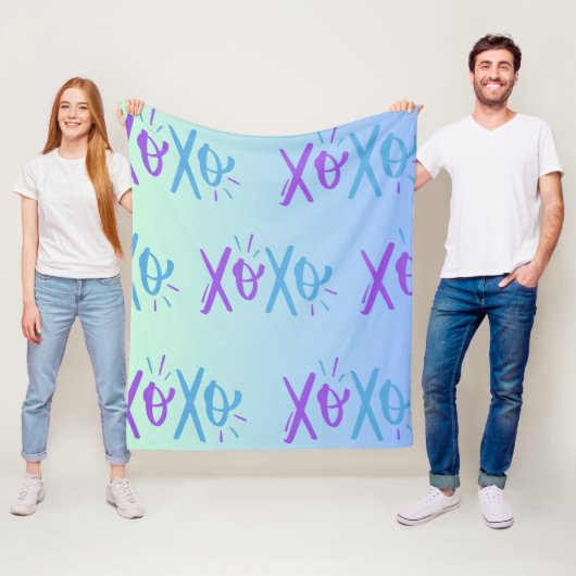 XOXO Fleece Blanket (Beispiel)