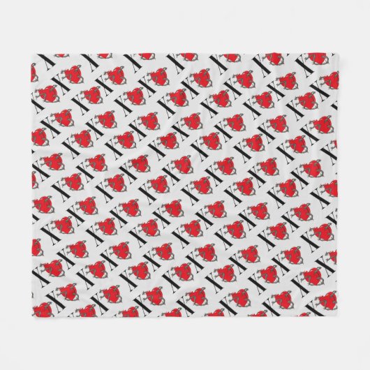 XOXO FLEECEDECKE (Vorderseite (Horizontal))