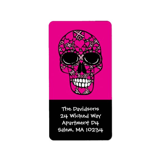 XOXO Forever Address Label Adressaufkleber (Vorne)