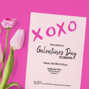 XOXO Galentine's Day Friends Valentines Party Einladung
