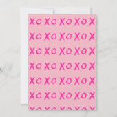 XOXO Galentine's Day Friends Valentines Party Einladung (Rückseite)