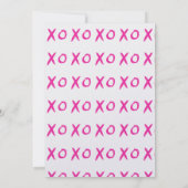 XOXO Galentine's Day Friends Valentines Party Invi Einladung (Rückseite)