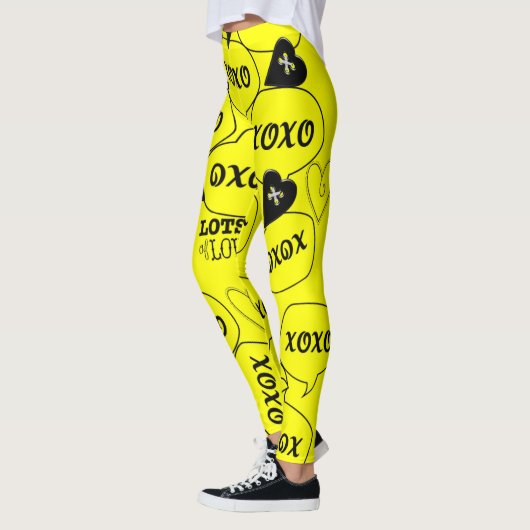 Xoxo-Gelbe Leggings (Links)
