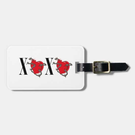 XOXO GEPÄCKANHÄNGER (Vorderseite horizontal)