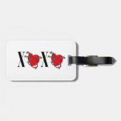 XOXO GEPÄCKANHÄNGER (Rückseite horizontal)