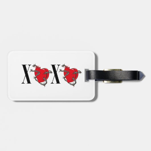 XOXO GEPÄCKANHÄNGER (Rückseite horizontal)