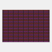 XOXO GESCHENKPAPIER SET (Vorderseite)