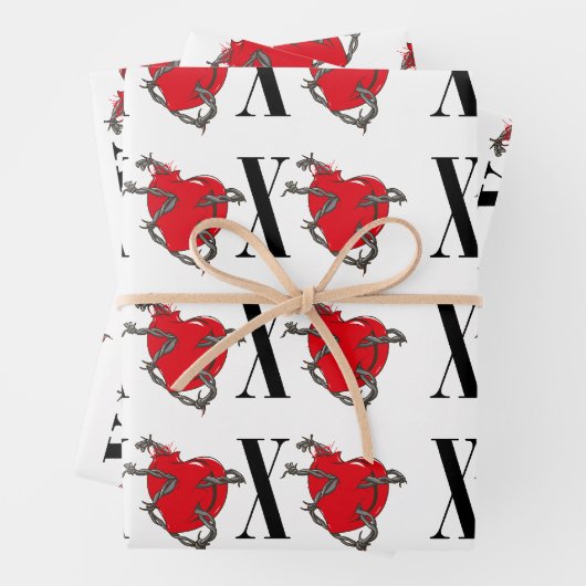 XOXO GESCHENKPAPIER SET (Beispiel)