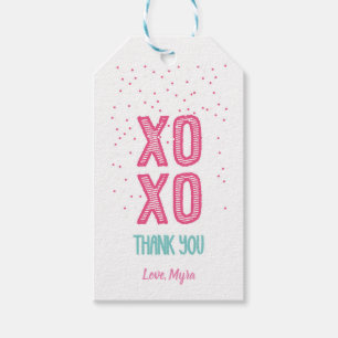 XOXO-Geschenktafel Geschenkanhänger