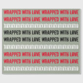 XOXO Geschenkwrap Geschenkpapier (Flach)