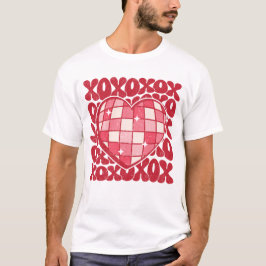 XOXO Groovy Retro Valentine T-Shirt