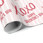 XOXO Hand Drawn Galentine’s Day Party Geschenkpapier (Rolleneckpunkt)