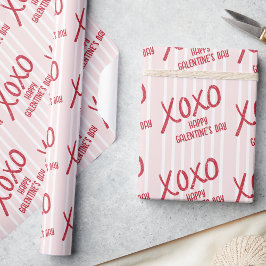 XOXO Hand Drawn Galentine’s Day Party Geschenkpapier