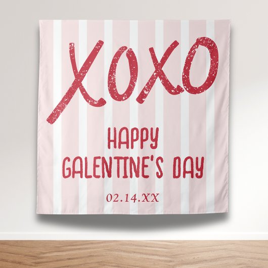 XOXO Hand Drawn Galentine’s Day Party Wandteppich