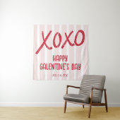 XOXO Hand Drawn Galentine’s Day Party Wandteppich (Beispiel)