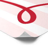 XOXO Hand Drawn Galentine’s Day Party Welcome Poster (Ecke)