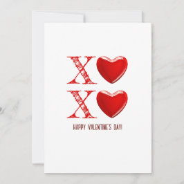Xoxo Happy Valentine mit Süßkartoffeln Einladung