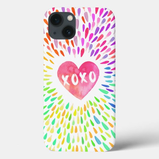 XoXo Heart Case-Mate iPhone Hülle (Rückseite)