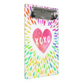 XoXo Heart Mini Klemmbrett (Schrägansicht)